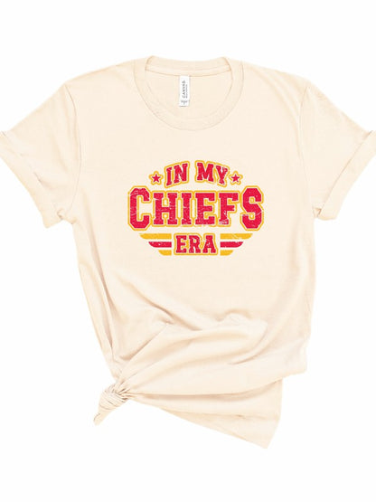 In My Chiefs Era Graphic Crew Neck Tee