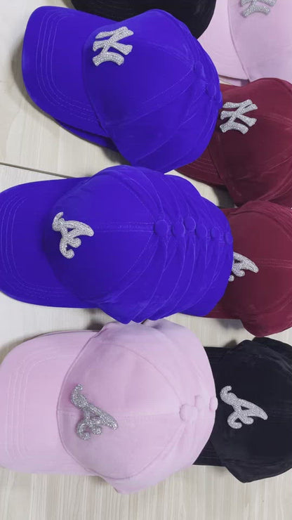 New York "NY" bling baseball cap