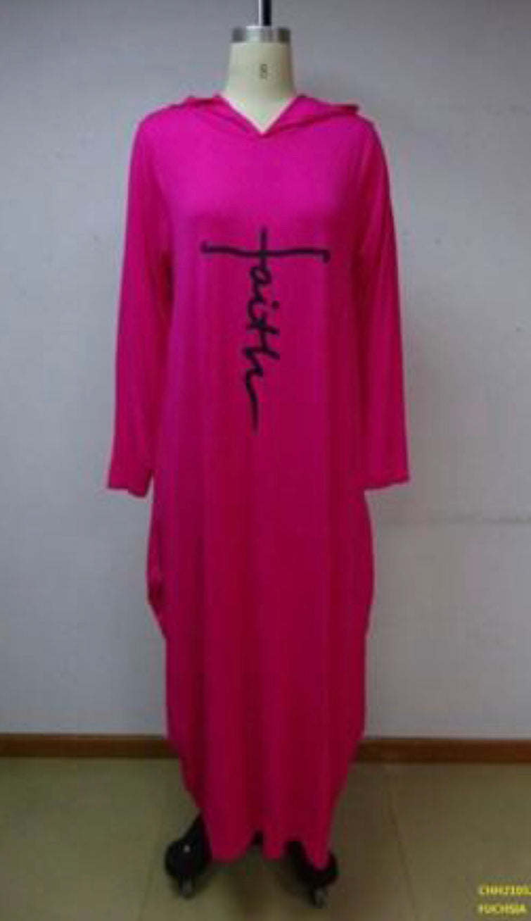 Faith hoodie dress