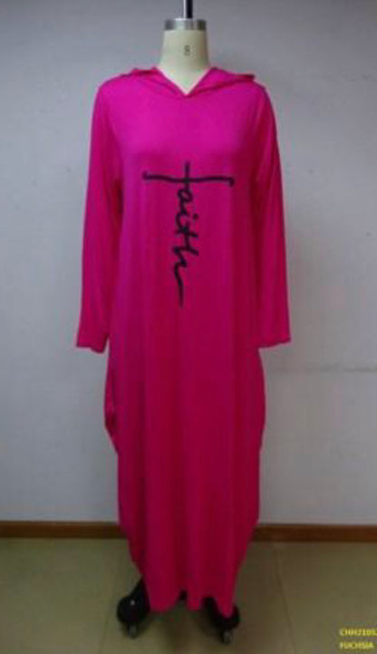 Faith hoodie dress