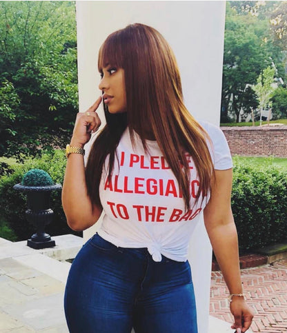 allegiance to the bag women's tee