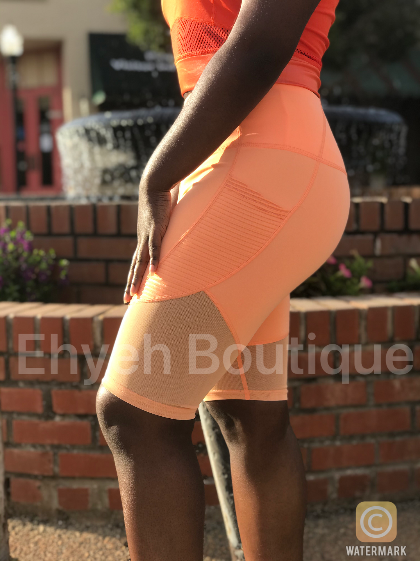 Orange Sherbet shorts